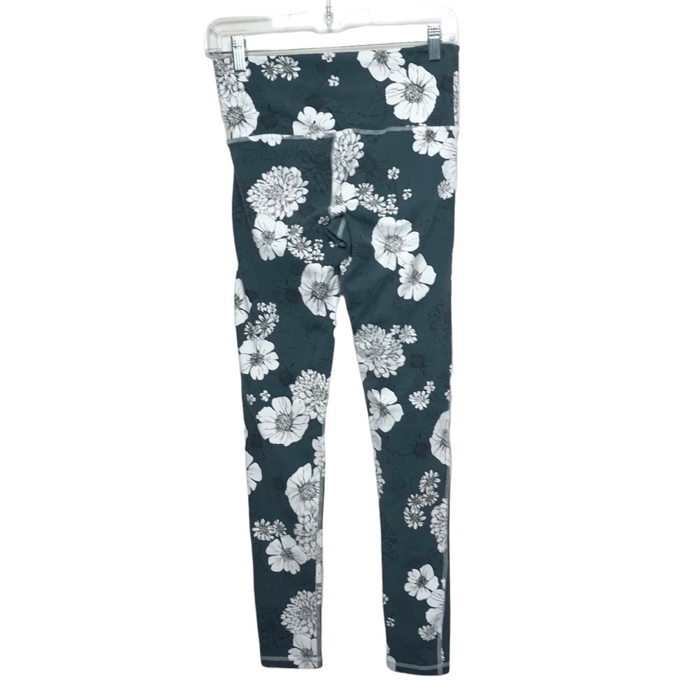 Mono B Slate Floral Leggings Small - Picture 4 of 9